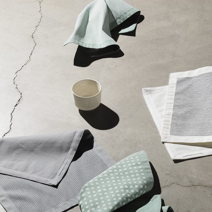 Design House Stockholm placemat 37x50 cm - Grey-stripe - Design House Stockholm