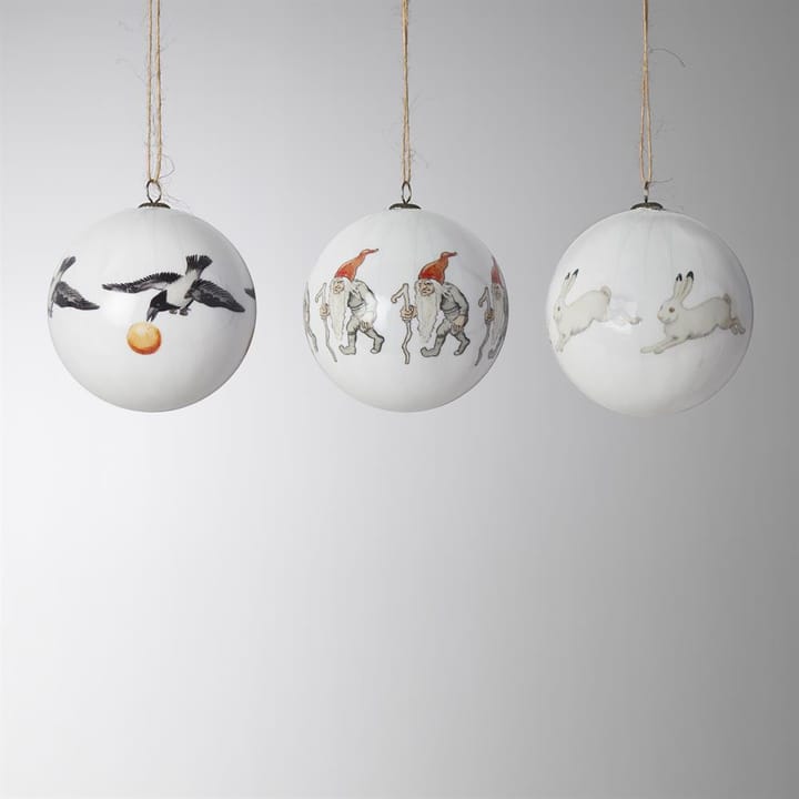 Elsa Beskow kerstballen 3-pack - Set Nr. 4 - Design House Stockholm