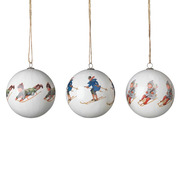 Elsa Beskow kerstballen 3-pack - Set Nr. 7 - Design House Stockholm