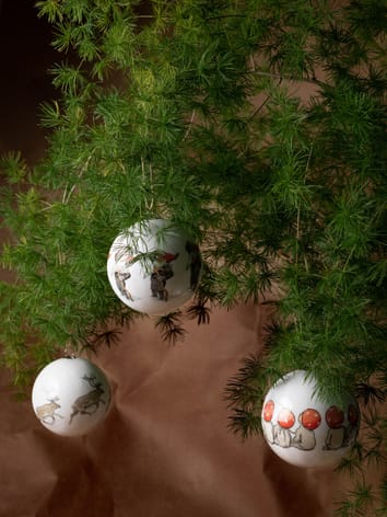 Elsa Beskow kerstballen 3-pack, Set Nr. 8 Design House Stockholm
