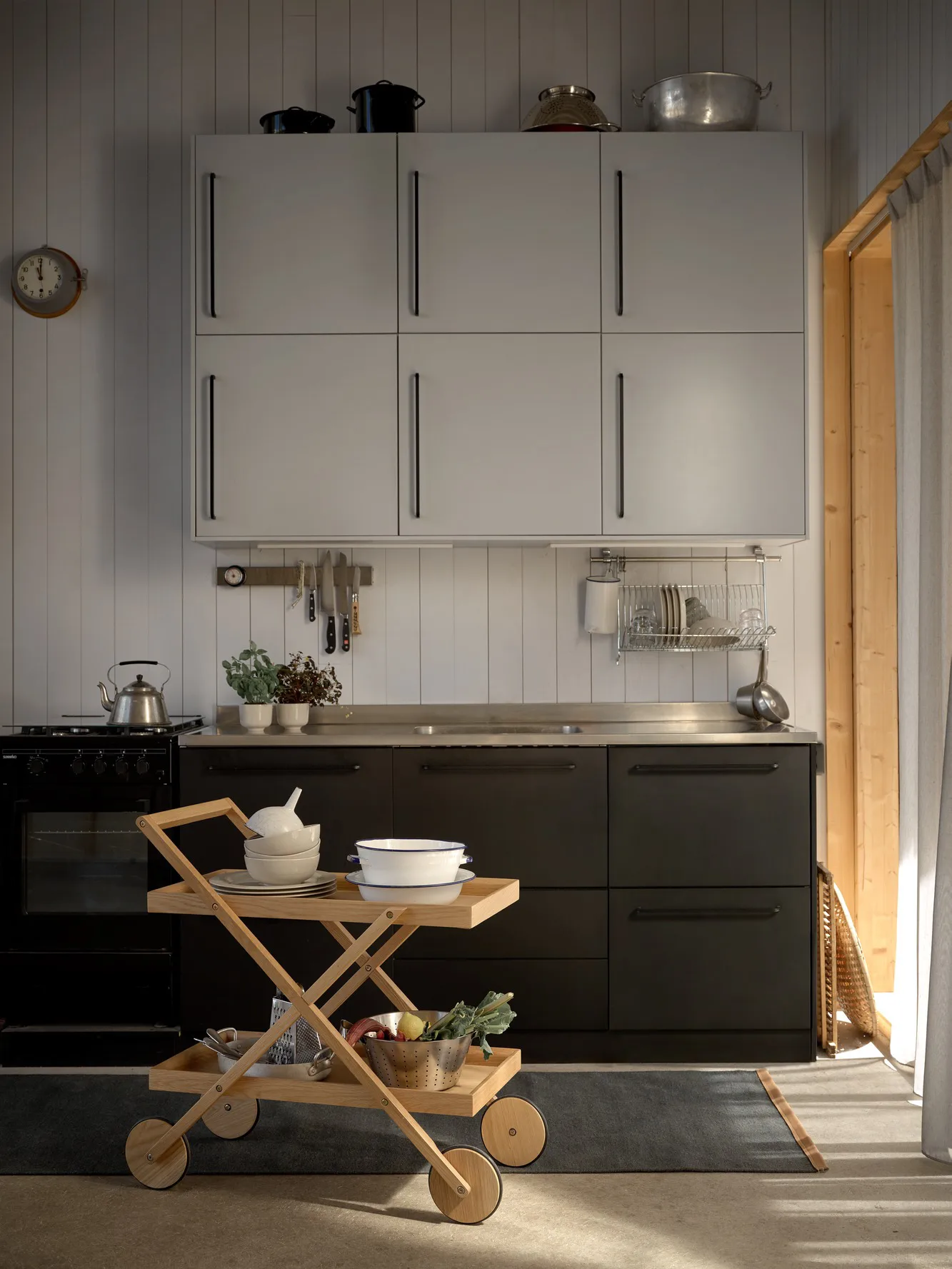 Exit serveerwagen, Eiken Design House Stockholm