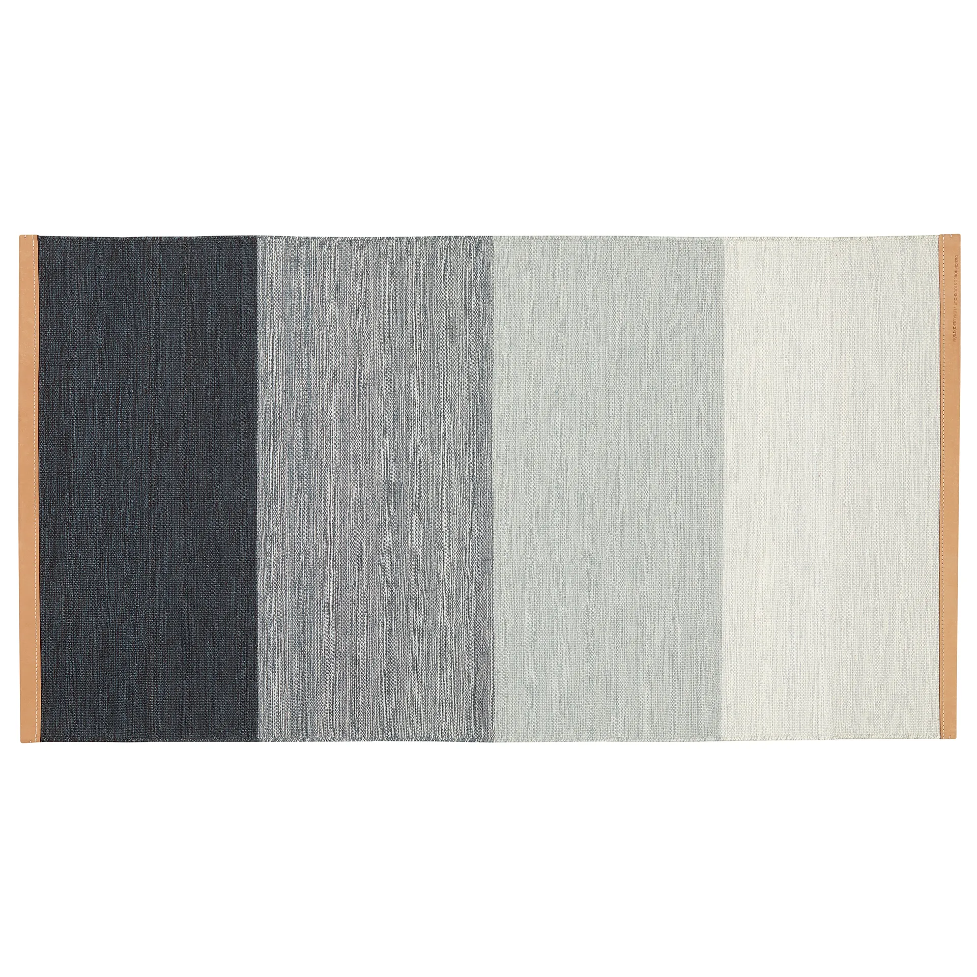 Fields vloerkleed 70 x 130 cm., Blauw-grijs Design House Stockholm