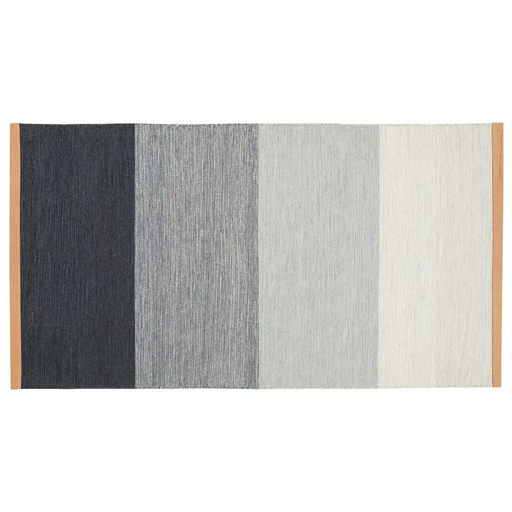 Fields vloerkleed 70 x 130 cm. - Blauw-grijs - Design House Stockholm
