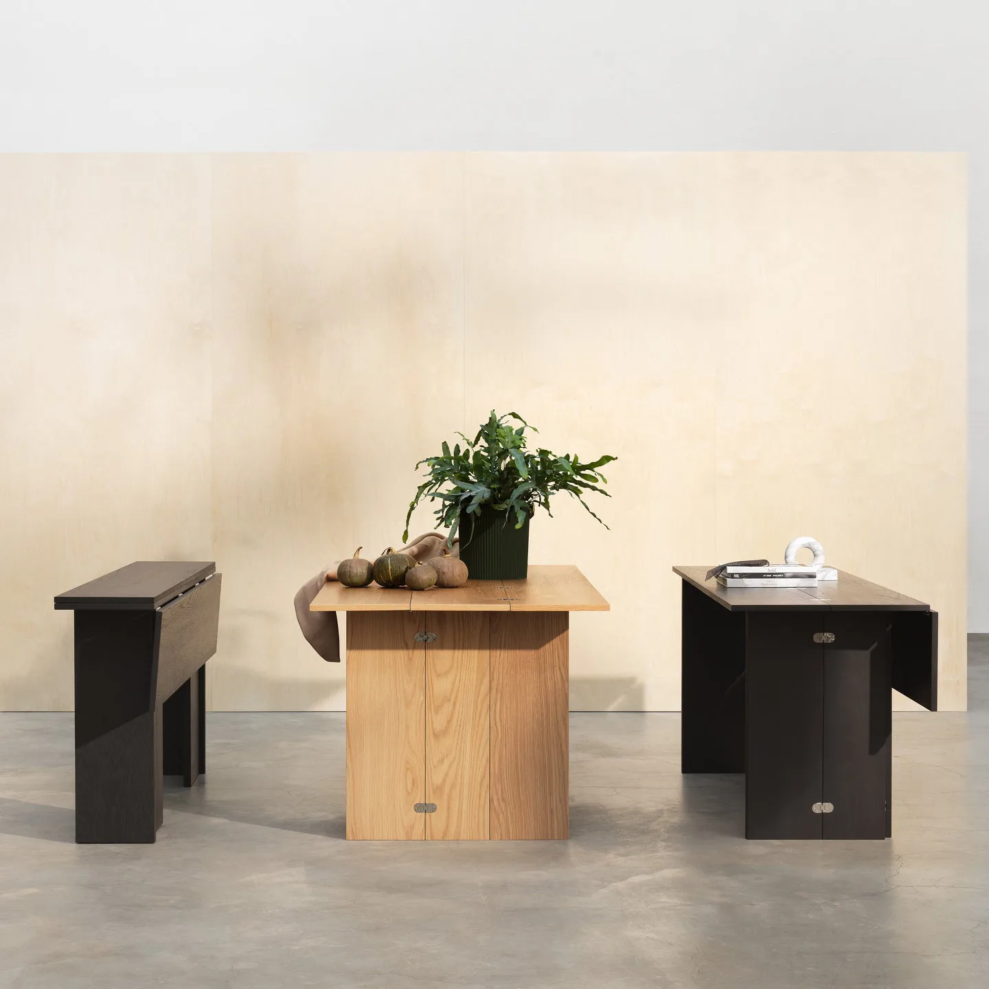 Flip bord, Zwart 90 cm Design House Stockholm