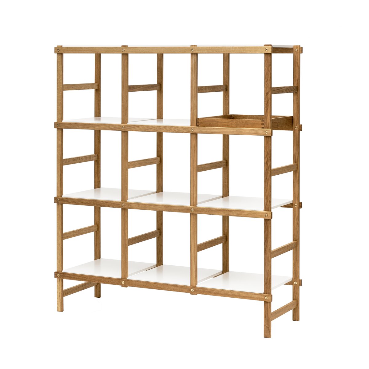 Design House Stockholm Frame rek hoog Eiken-wit | Scandinavisch Interieur | Ladekasten & dressoirs | Bruin