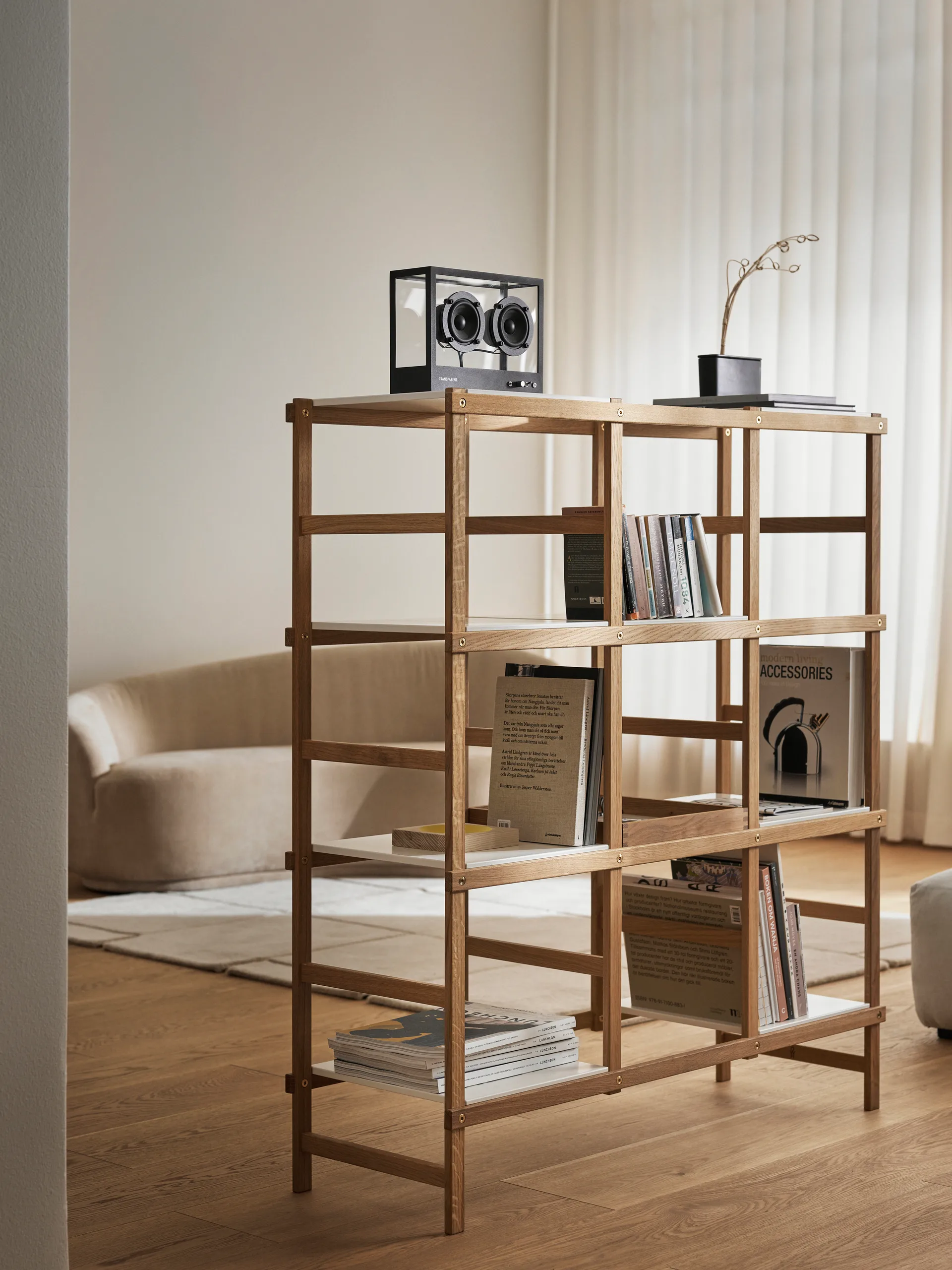 Frame rek hoog, Eiken-wit Design House Stockholm
