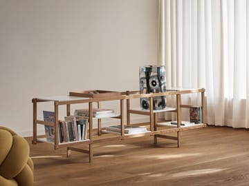 Frame rek laag - Eiken-wit - Design House Stockholm