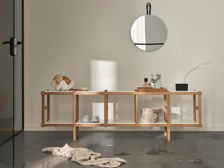 Frame rek laag - Eiken-wit - Design House Stockholm