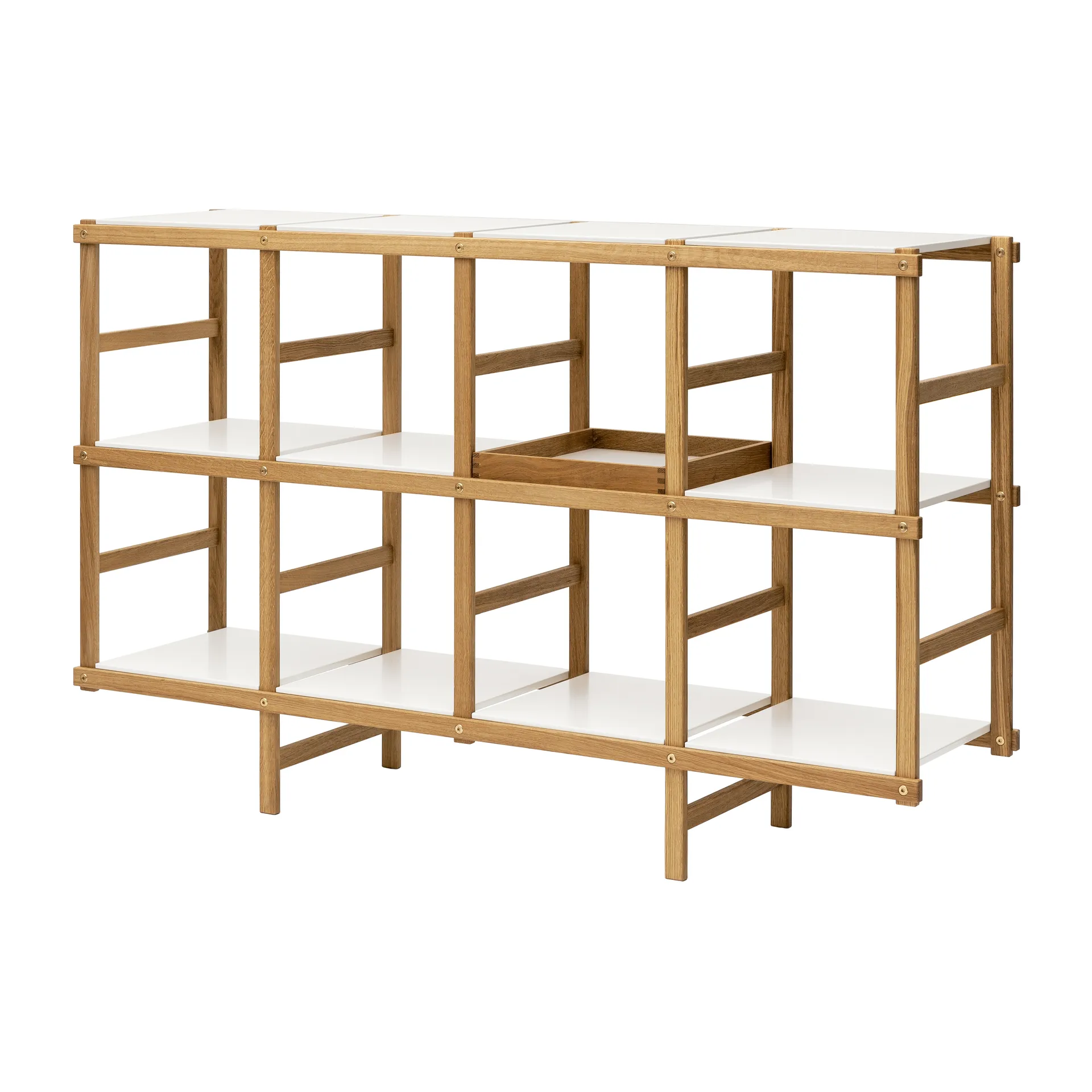 Frame wandplank M 154 cm, Eiken-wit Design House Stockholm
