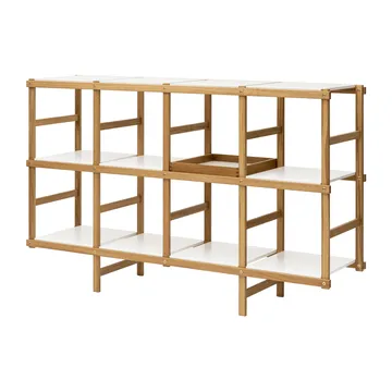Frame wandplank M 154 cm - Eiken-wit - Design House Stockholm