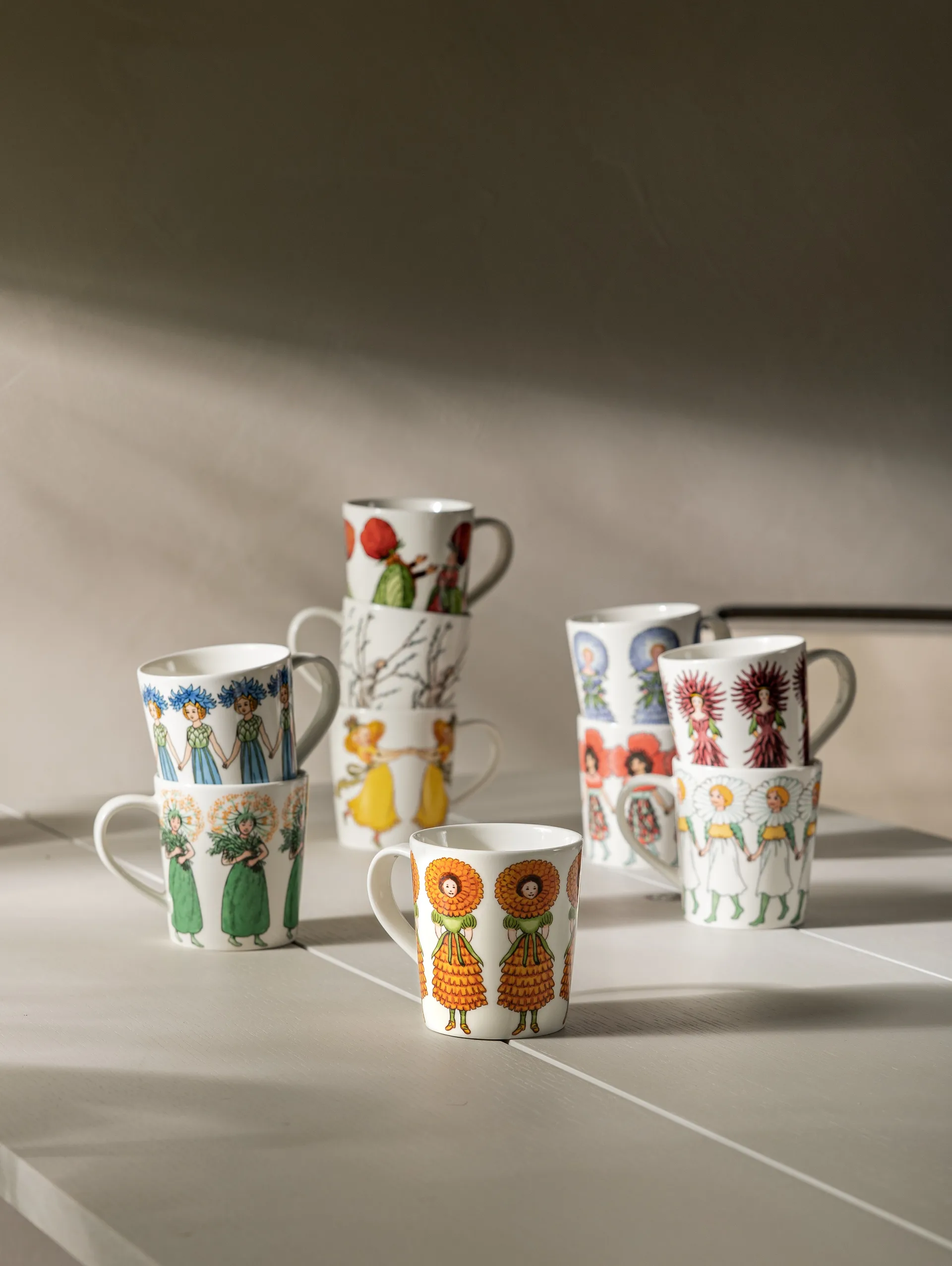 Fru Ringblomma mok met oor, 40 cl Design House Stockholm