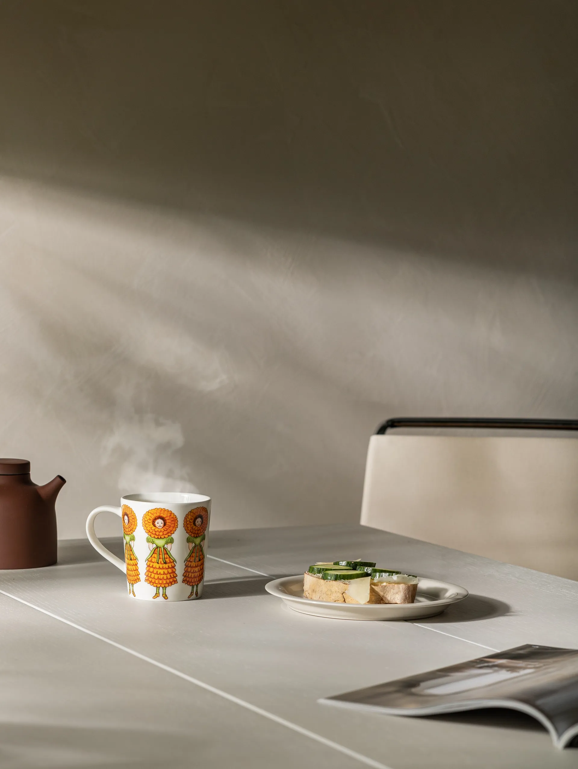 Fru Ringblomma mok met oor, 40 cl Design House Stockholm