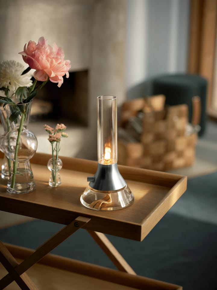 Fyr petroleumlamp 31 cm, Transparant-zilver Design House Stockholm