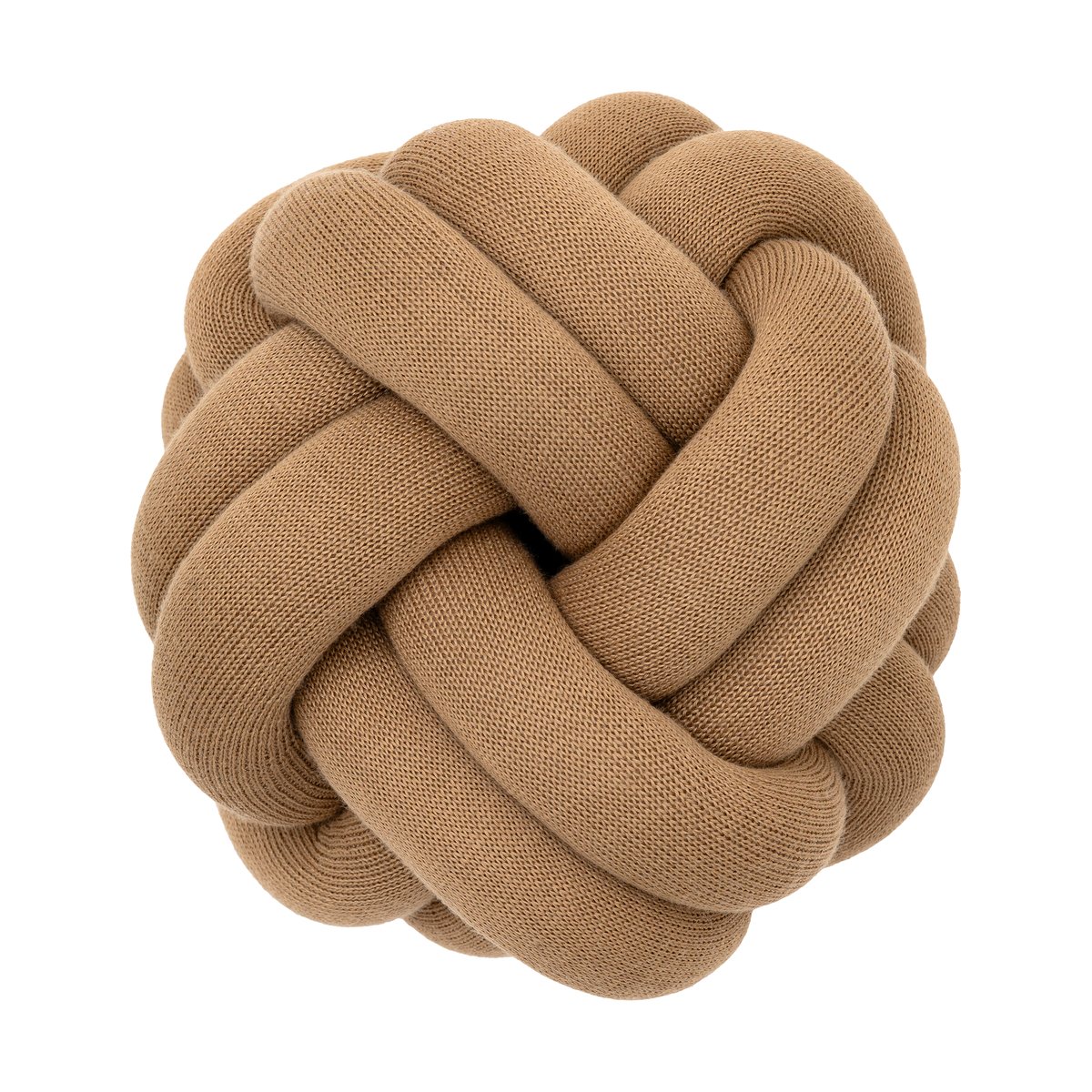 Design House Stockholm Knot kussen Camel | Scandinavisch Interieur | Kussens | Bruin