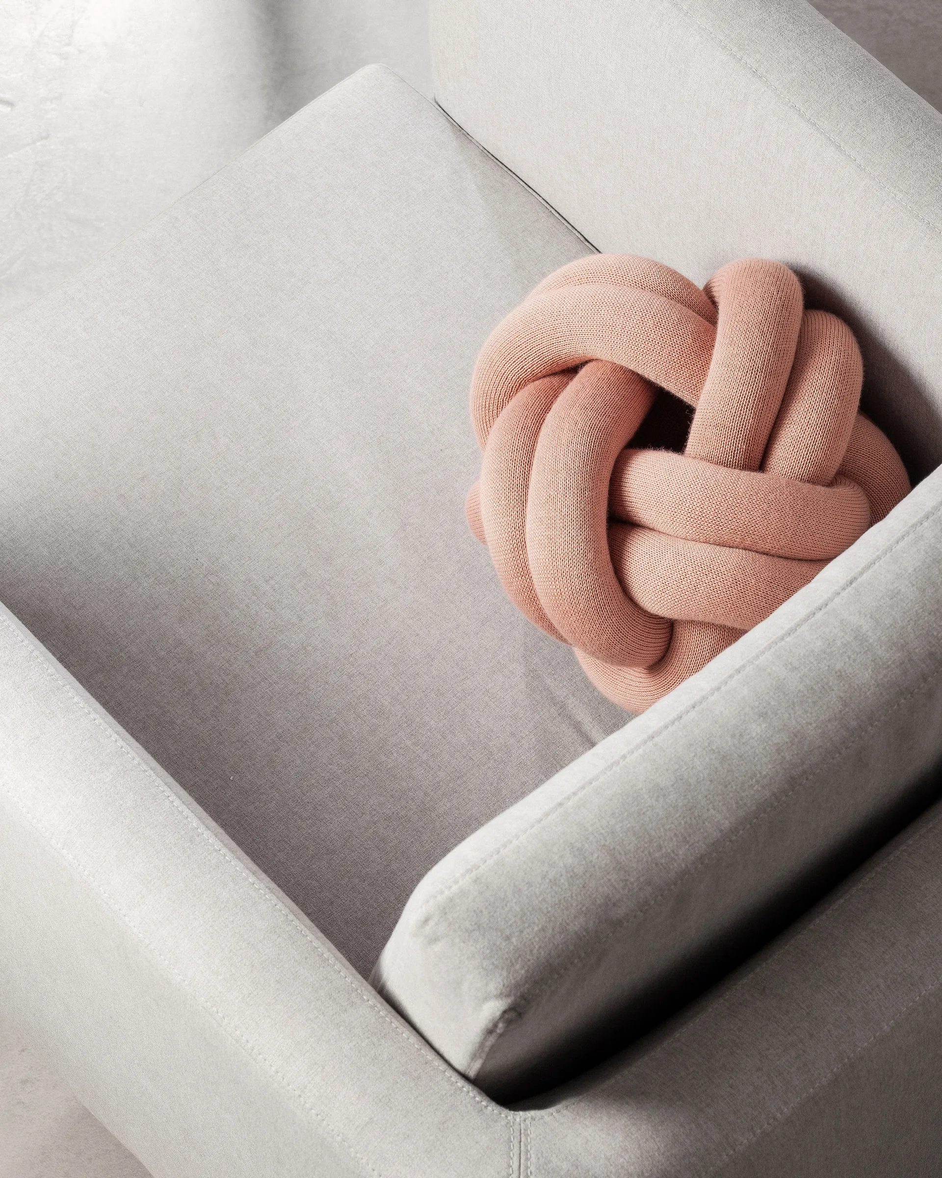 Knot kussen, Dusty pink Design House Stockholm