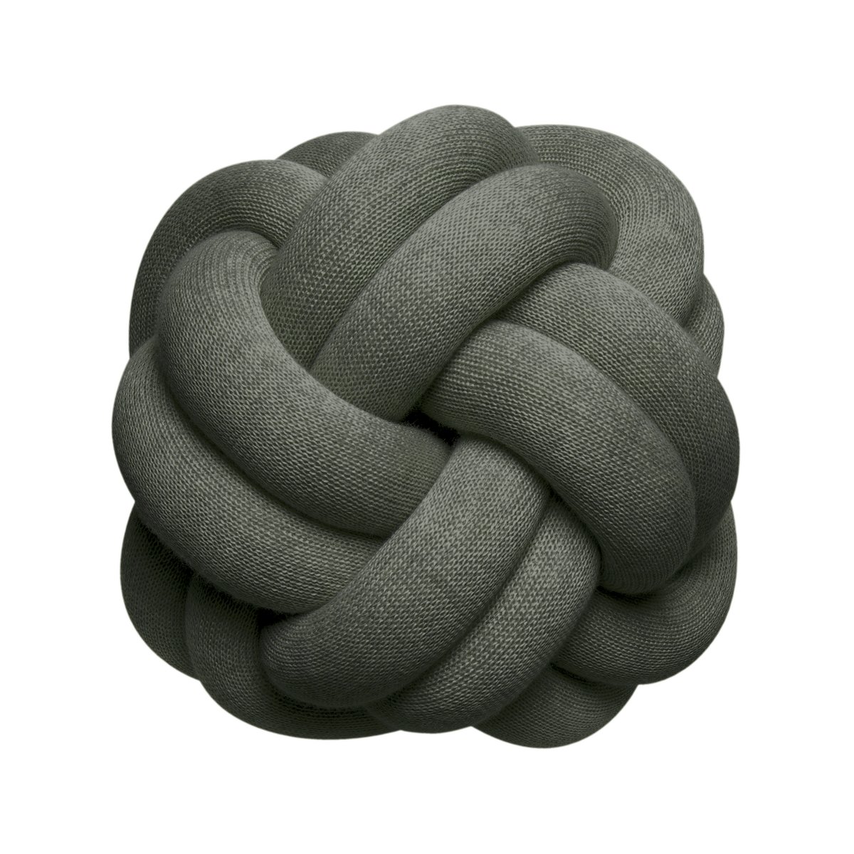 Design House Stockholm Knot kussen Forest green | Scandinavisch Interieur | Kussens | Grijs