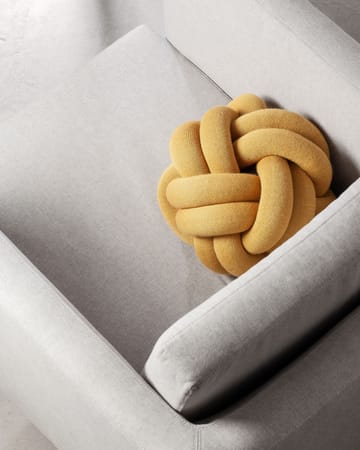 Knot kussen - geel - Design House Stockholm
