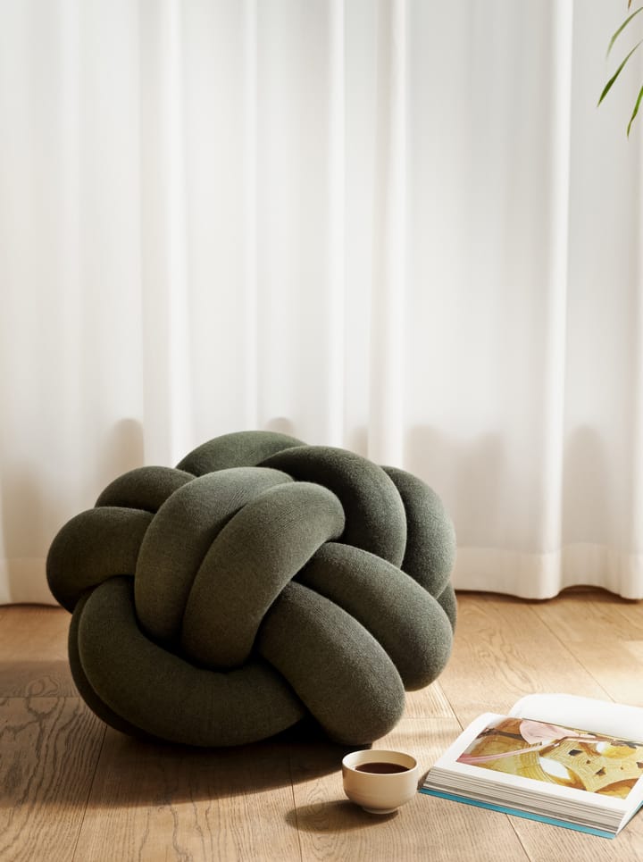 Knot kussen M, Forest Green Design House Stockholm