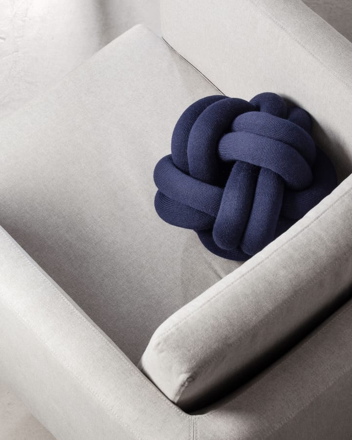 Knot kussen, marineblauw Design House Stockholm