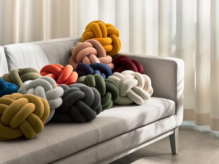 Knot kussen, marineblauw Design House Stockholm