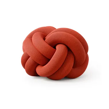 Knot kussen - Orange red - Design House Stockholm
