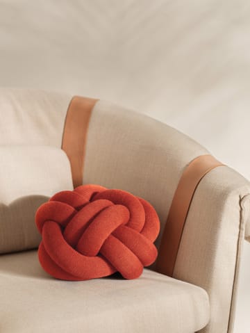 Knot kussen - Orange red - Design House Stockholm