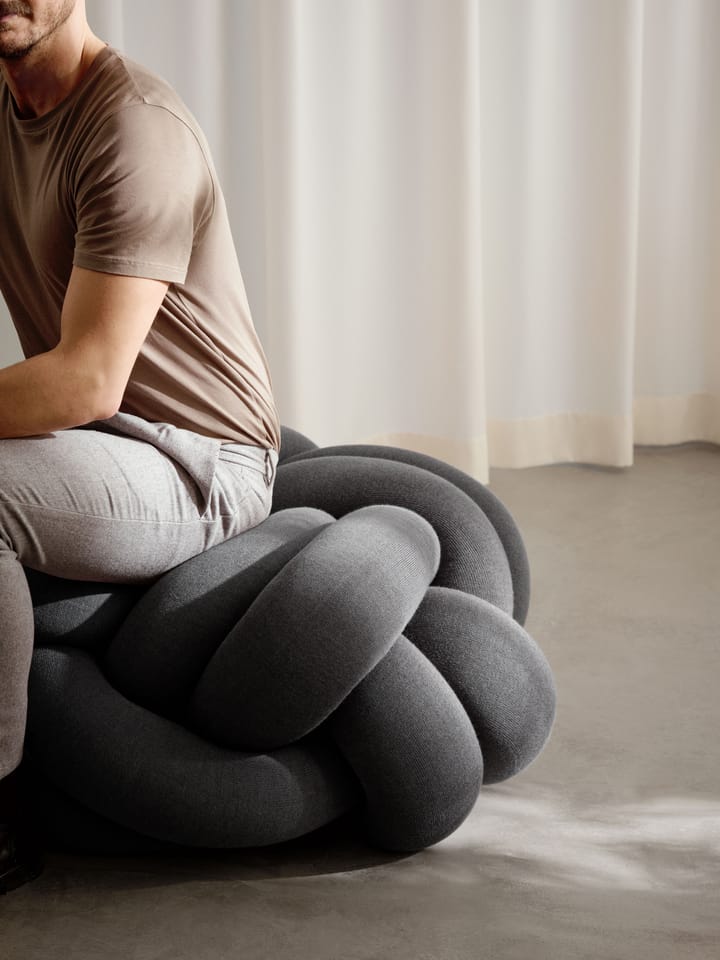 Knot kussen XL, Grey Design House Stockholm