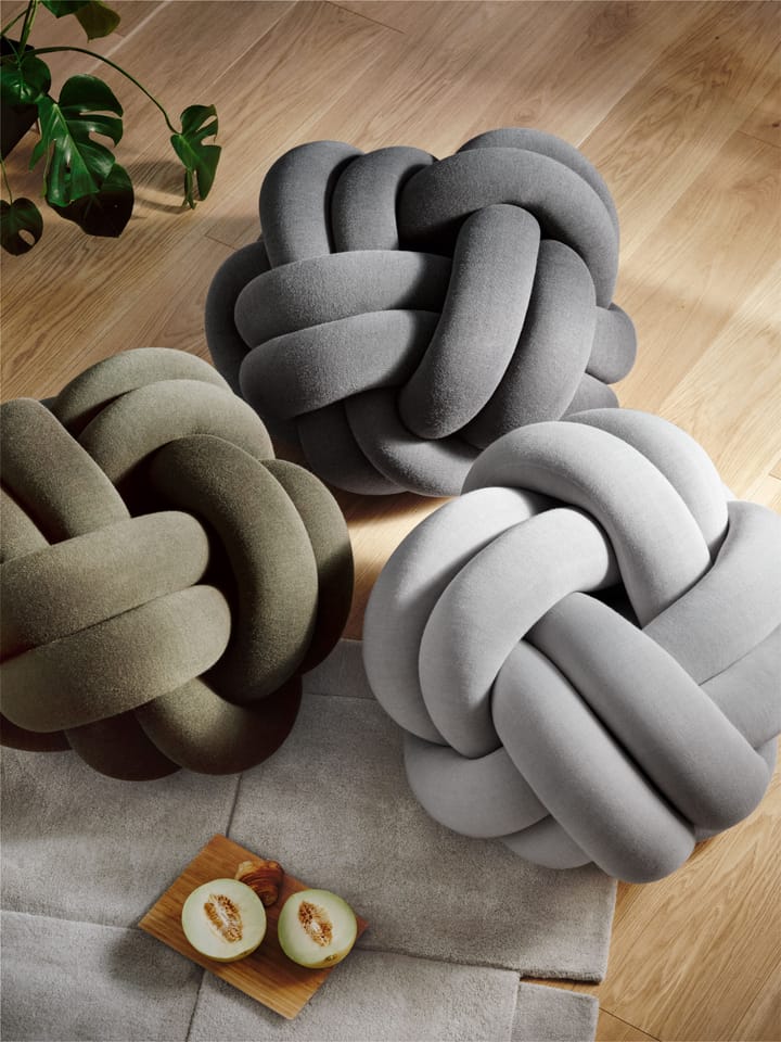 Knot kussen XL, Grey Design House Stockholm