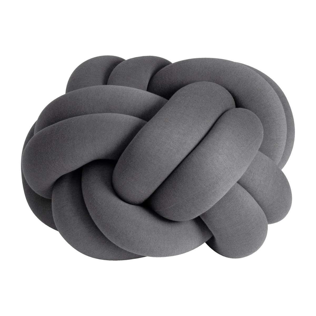 Design House Stockholm Knot kussen XL Grey | Scandinavisch Interieur | Poefs en hockers | Grijs