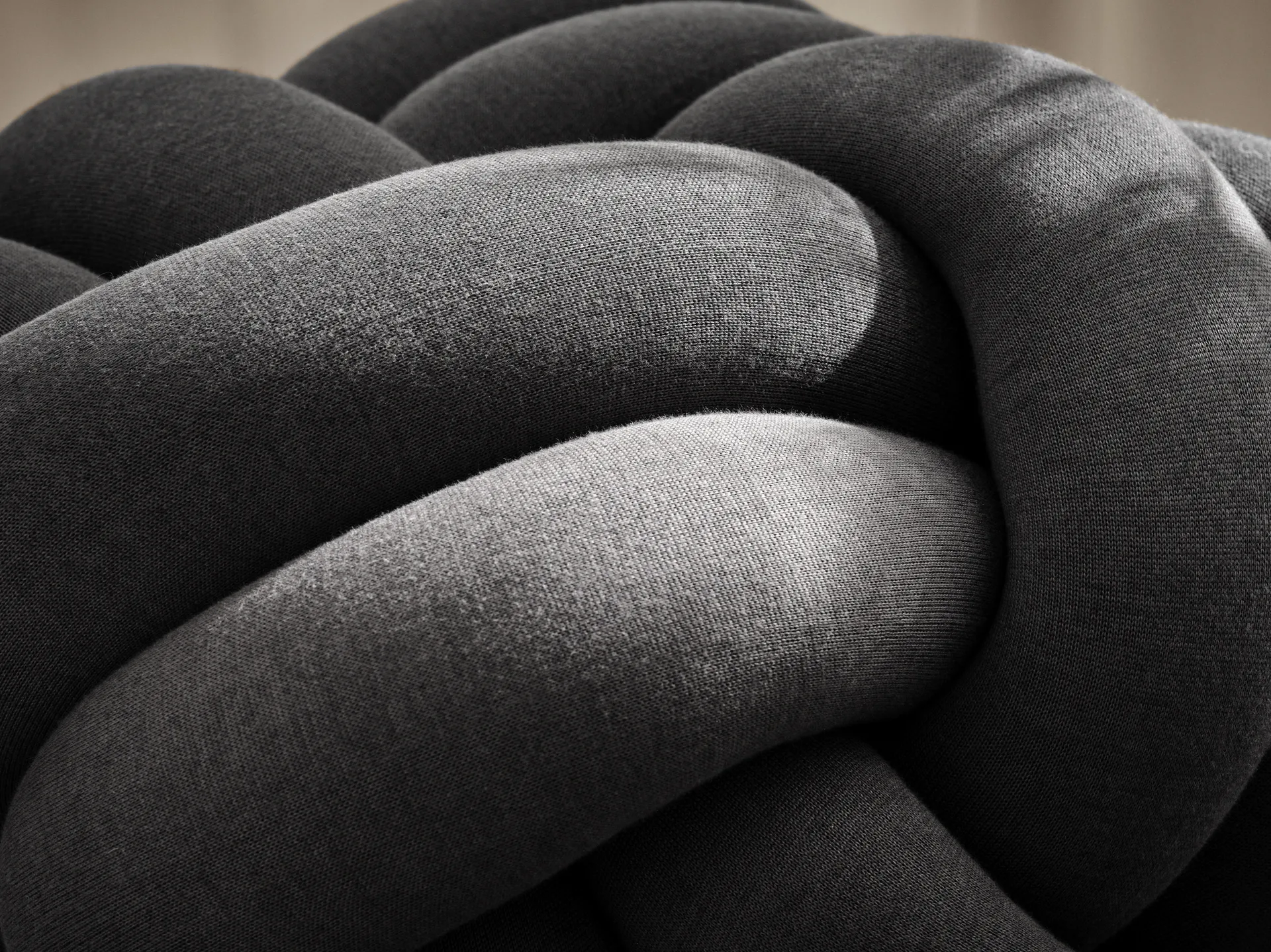 Knot kussen XL, Grey Design House Stockholm