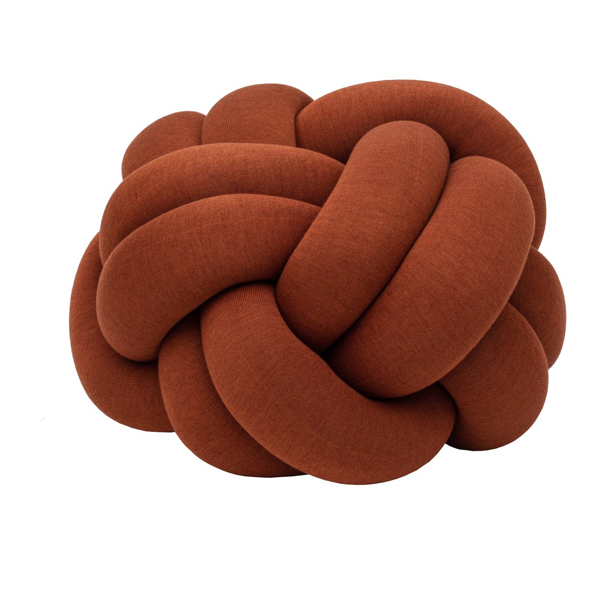 Design House Stockholm Knot kussen XL Ochre | Scandinavisch Interieur | Poefs en hockers | Rood