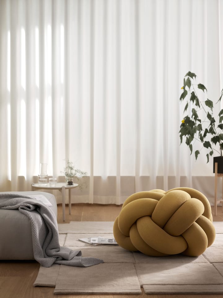 Knot kussen XL, Yellow Design House Stockholm