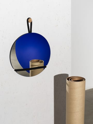 Lasso spiegel rond - Helder-zwart - Design House Stockholm