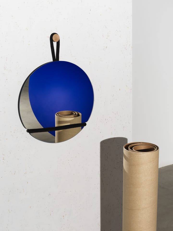 Lasso spiegel rond, Helder-zwart Design House Stockholm
