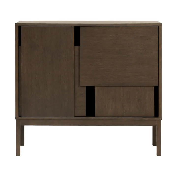 Layer dressoir - Donker eiken, 120x110, met poten - Design House Stockholm