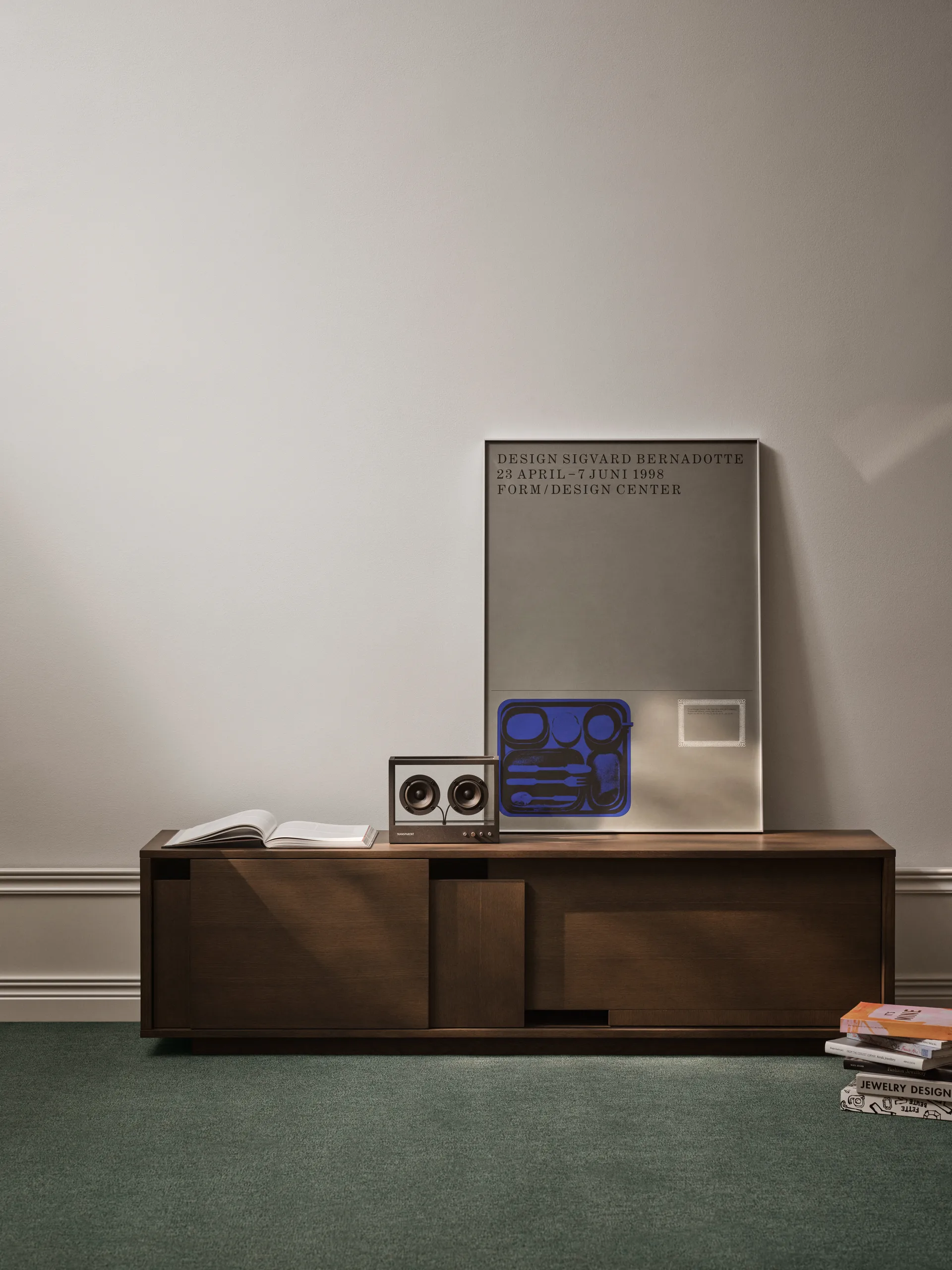 Layer dressoir, Donker eiken, 180x51 cm Design House Stockholm