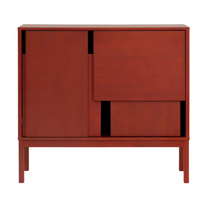 Layer dressoir - Rood, 120x110, met poten - Design House Stockholm