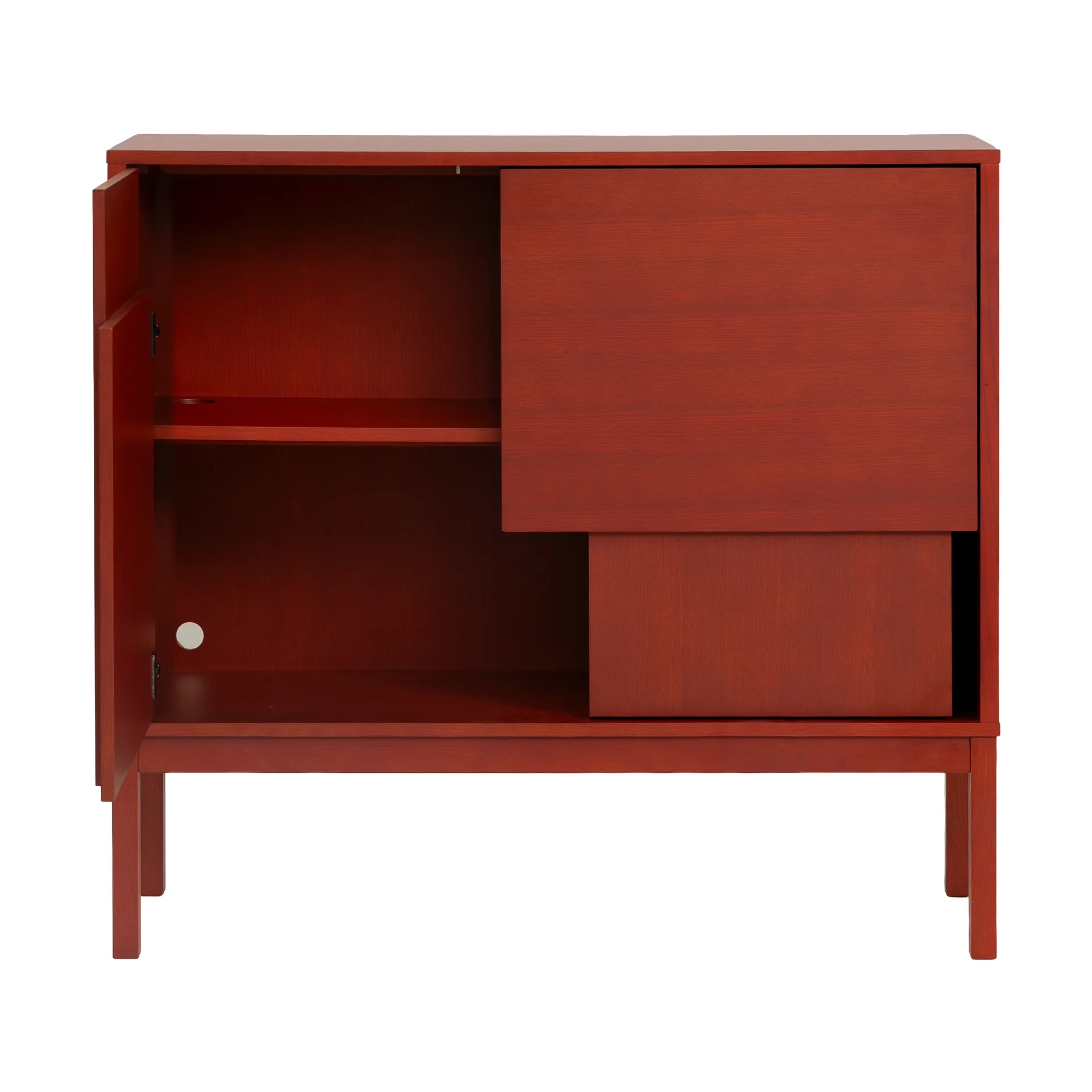 Layer dressoir, Rood, 120x110, met poten Design House Stockholm