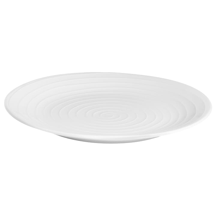 Lichtgekleurd dinerbord 28 cm - gestreept wit - Design House Stockholm