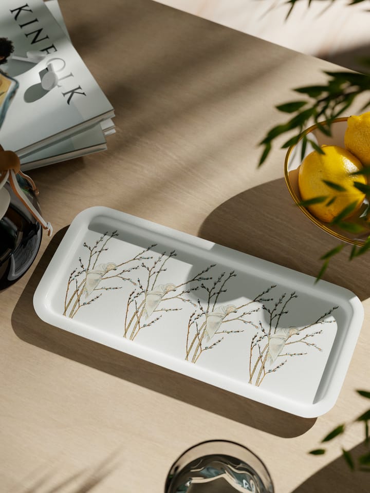 Little Willow dienblad 28x13 cm, Wit Design House Stockholm