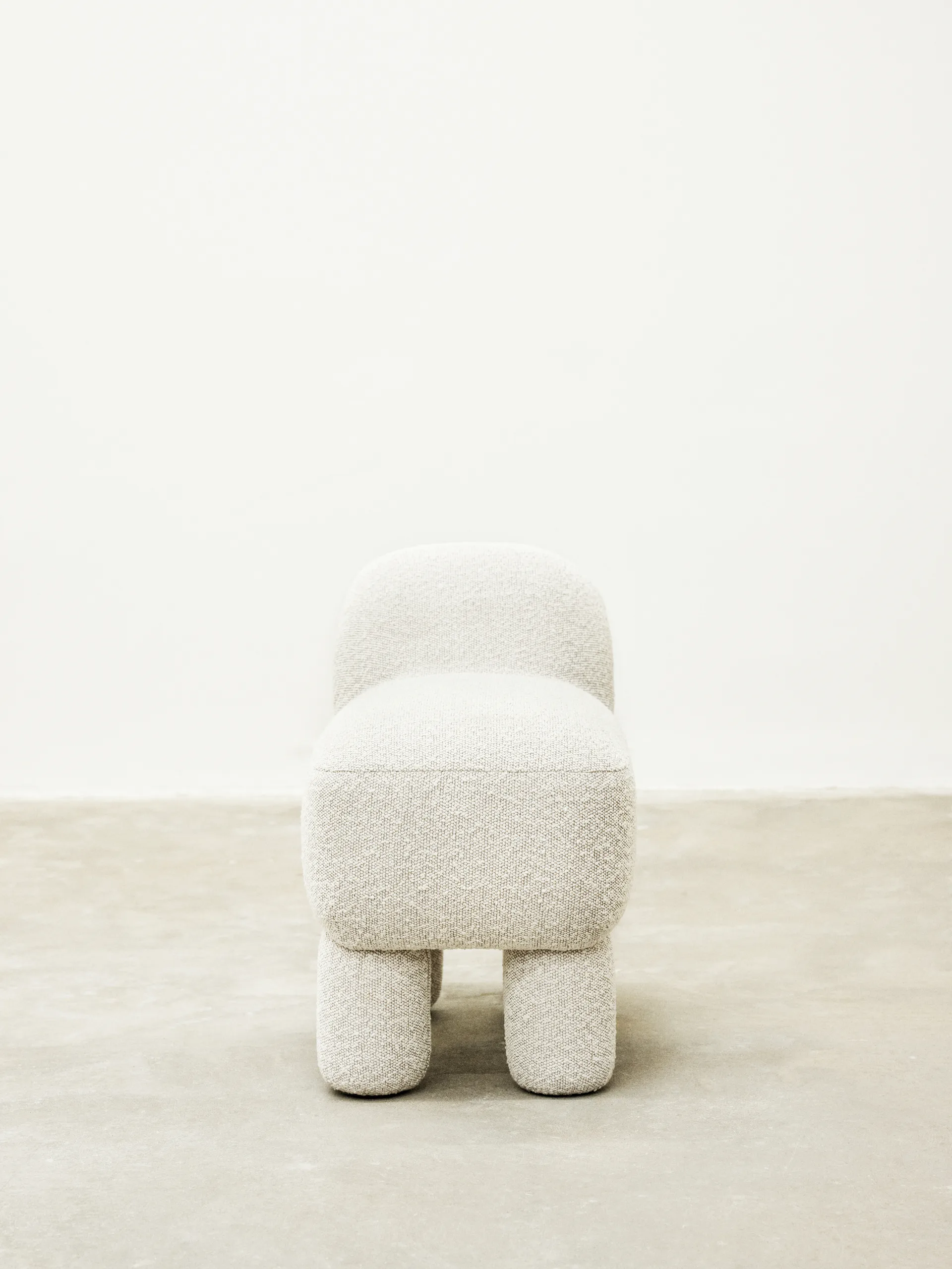 Lulu zitpoef 36x65 cm, Cream Design House Stockholm