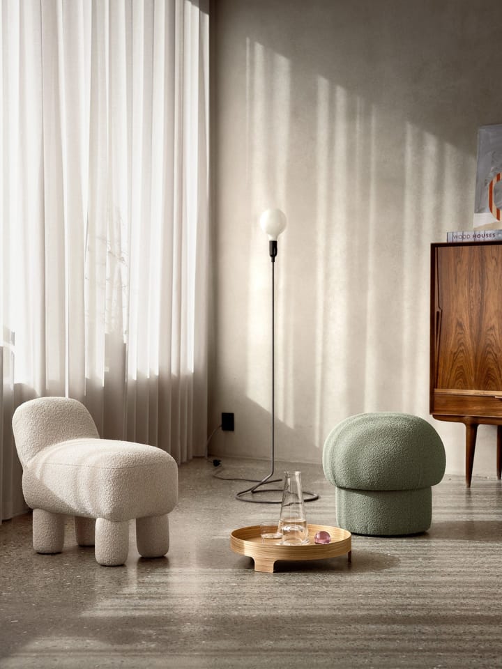 Lulu zitpoef 36x65 cm, Cream Design House Stockholm
