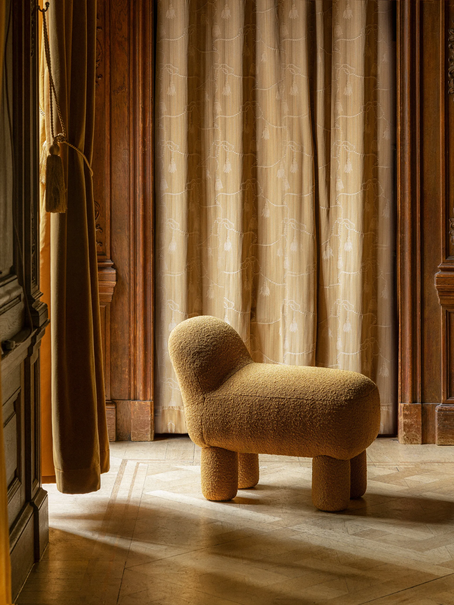 Lulu zitpoef 36x65 cm, Yellow Design House Stockholm