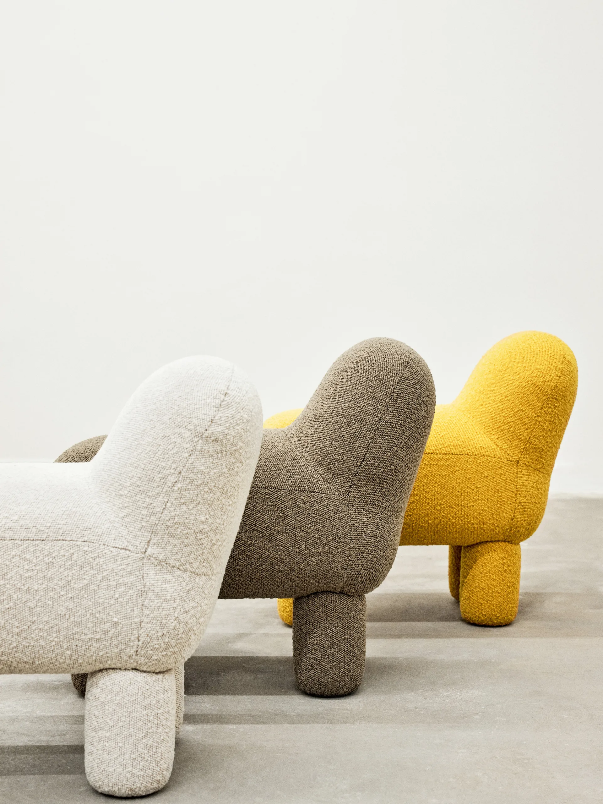 Lulu zitpoef 36x65 cm, Yellow Design House Stockholm
