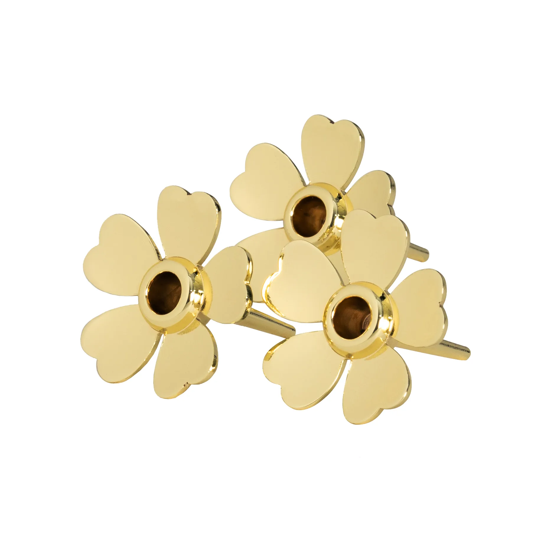 Me to You kaarsenhouder 3-pack, Goud Design House Stockholm