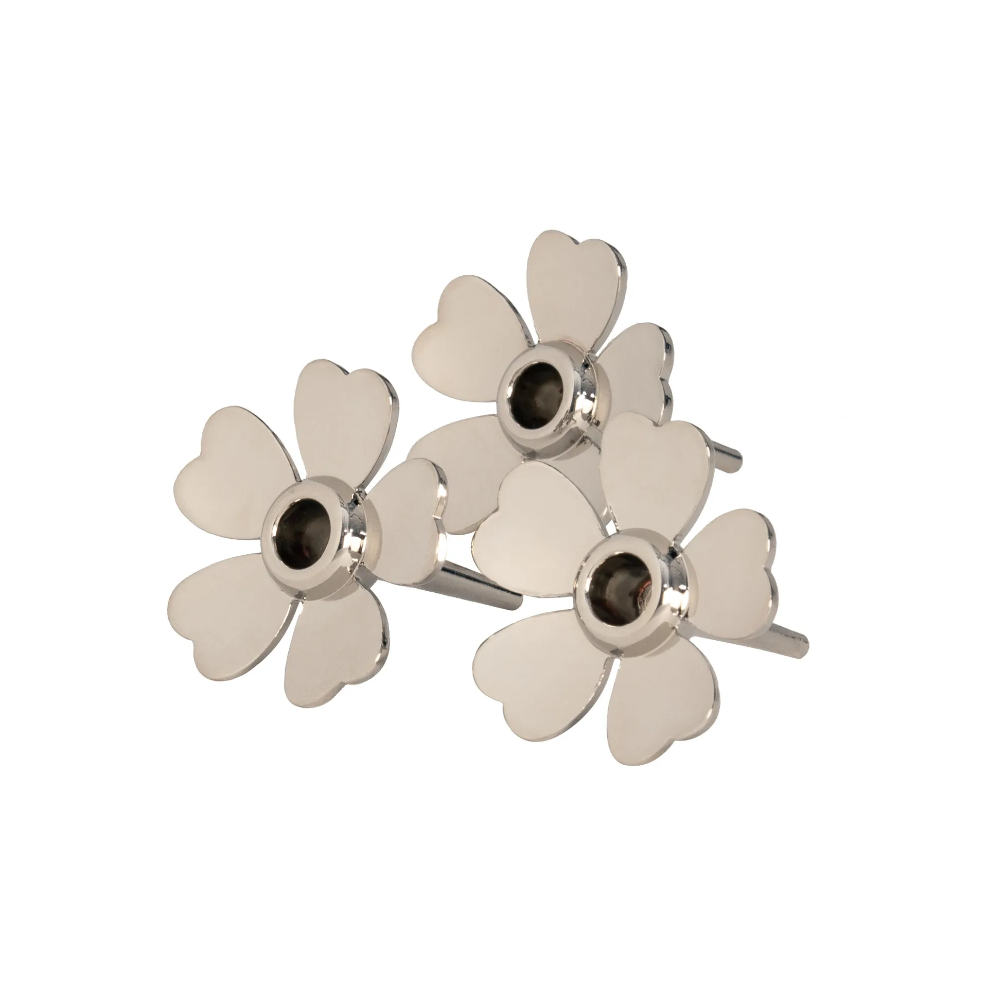 Me to You kaarsenhouder 3-pack, Nikkel Design House Stockholm