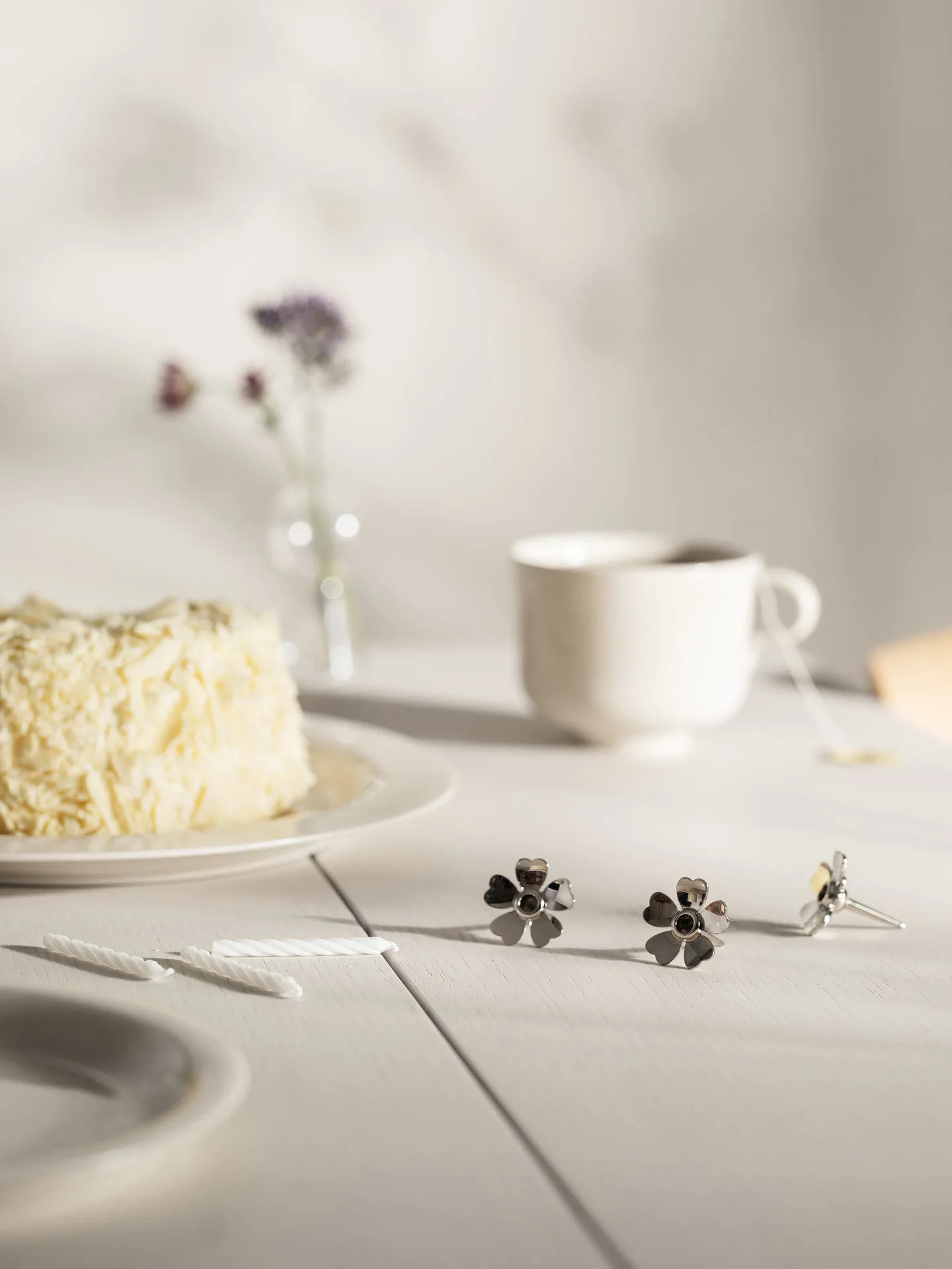 Me to You kaarsenhouder 3-pack, Nikkel Design House Stockholm