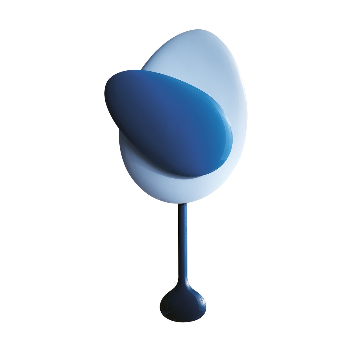Design House Stockholm Mellow Clock wandklok Blue