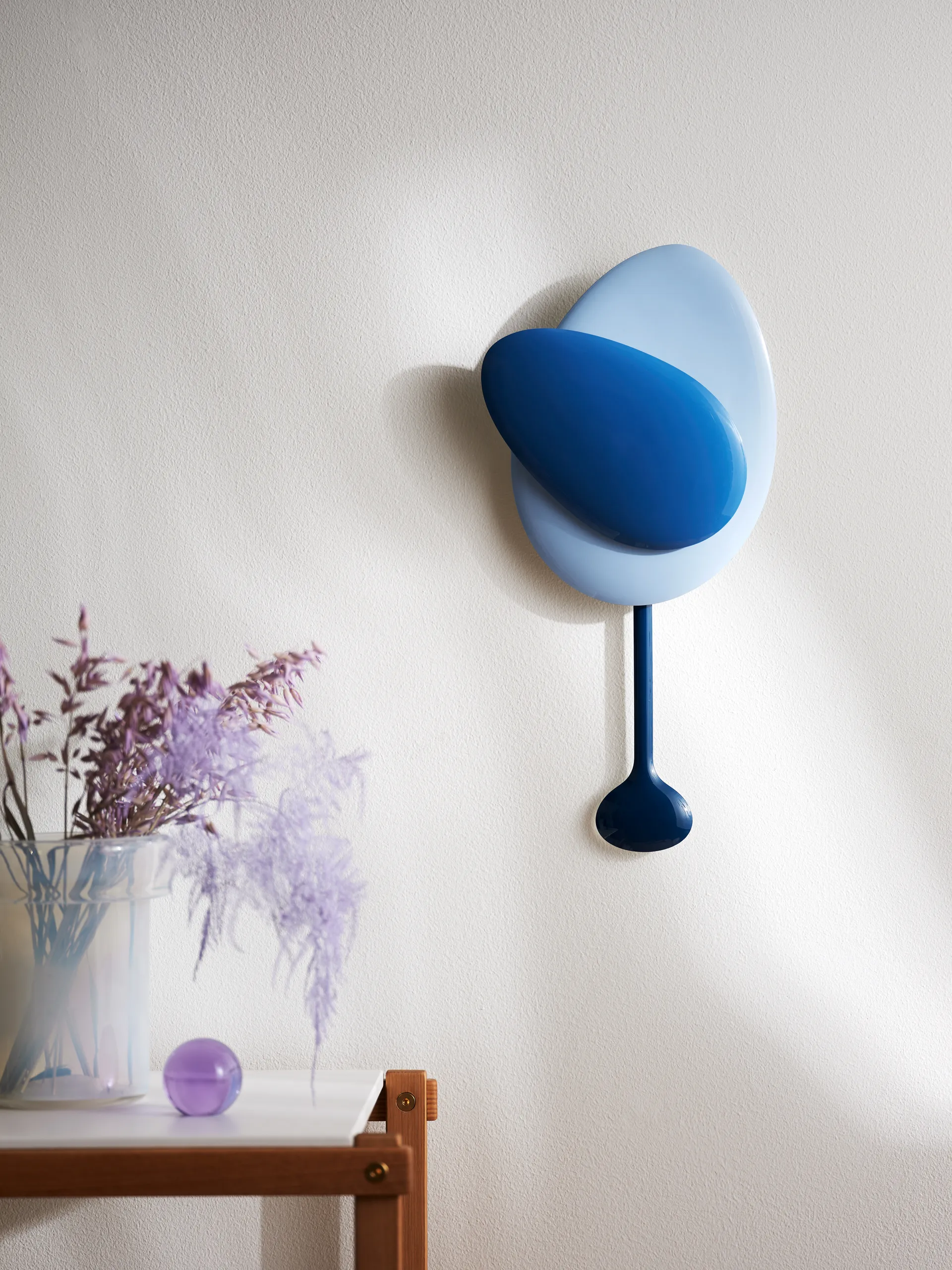 Mellow Clock wandklok, Blue Design House Stockholm