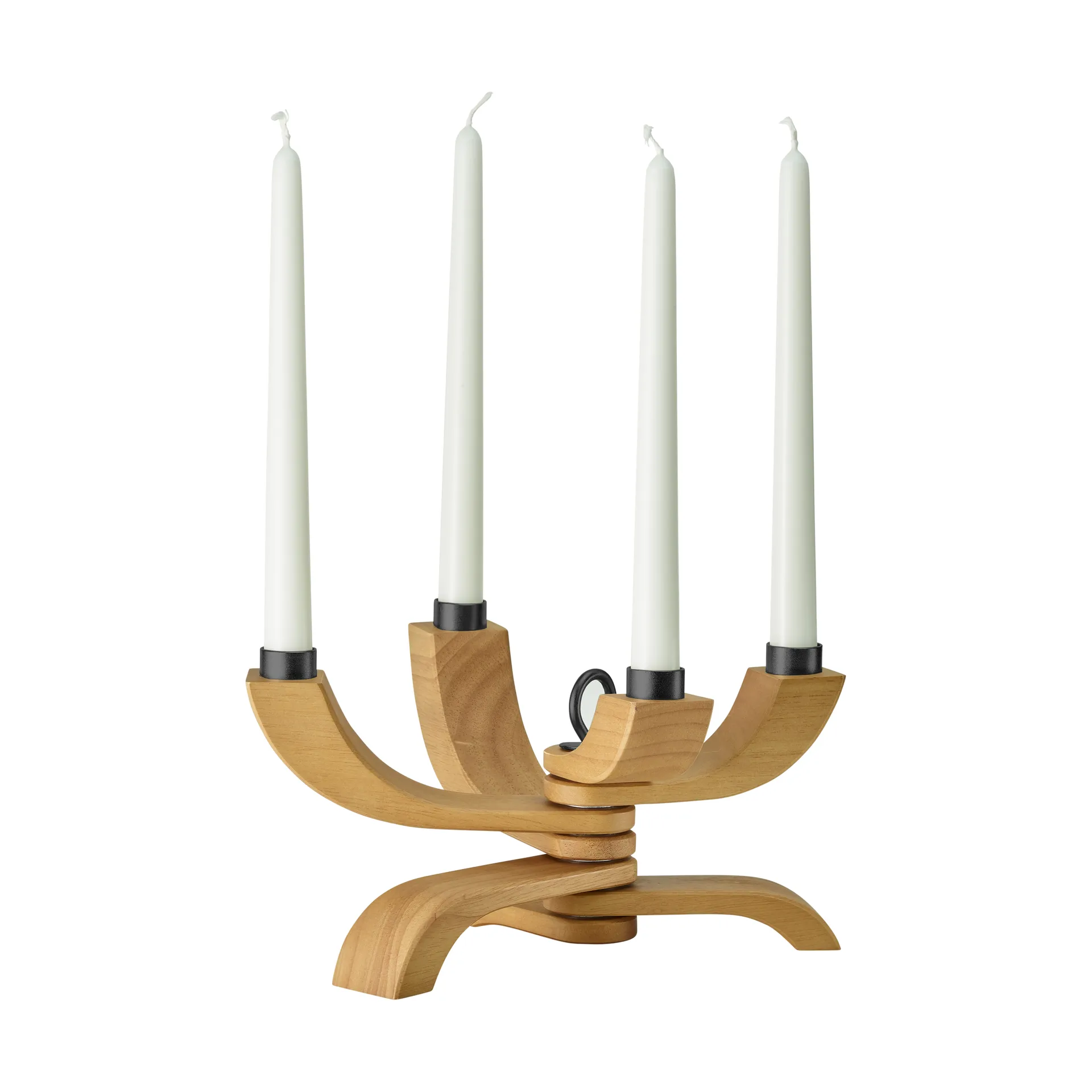 Nordic Light kaarsenhouder 4 armen, Eikenhout Design House Stockholm